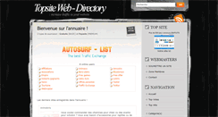 Desktop Screenshot of annuaire.top-site-web.fr