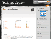 Tablet Screenshot of annuaire.top-site-web.fr